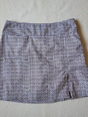 Izod Golf Skort, Women's Size 8, short Brown & White Skirt with Shorts